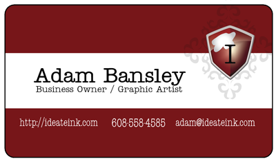 Ideate Ink Business Cards Back