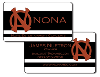 Full Color, High Gloss Business Cards